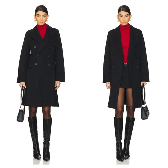 SPANX Angled Coat L Classic Black